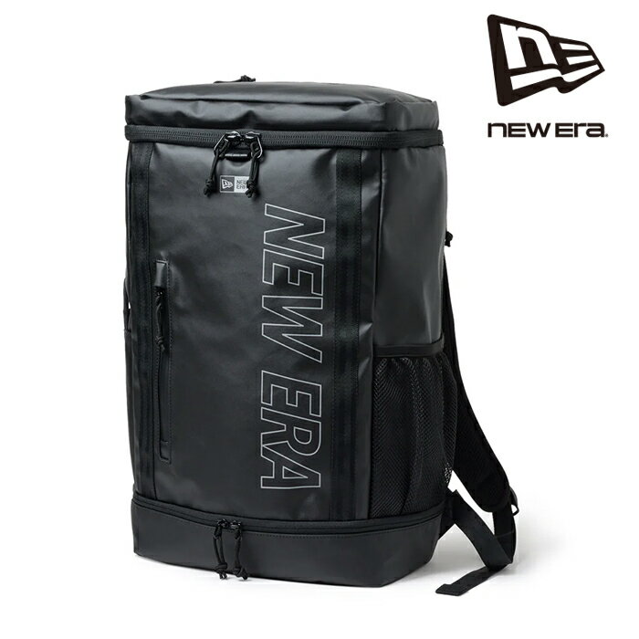 日本正規品 ニューエラ NEW ERA ボックスパック 32L TPU プリントロゴ アウトライン ブラック × リフレクトシルバー 14521358 かばん バッグ
