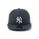 【P最大46倍・要エントリー 5/16 1:59迄】ニューエラ NEW ERA 59FIFTY Recycle Tweed リサイクルツイード ニューヨーク・ヤンキース ネイビー 13751125 キャップ 帽子 日本正規品 3