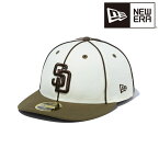 ニューエラ キャップ NEW ERA LP 59FIFTY MLB Piping サンディエゴ・パドレス クロームホワイト ウォルナットバイザー 13750862 帽子 日本正規品