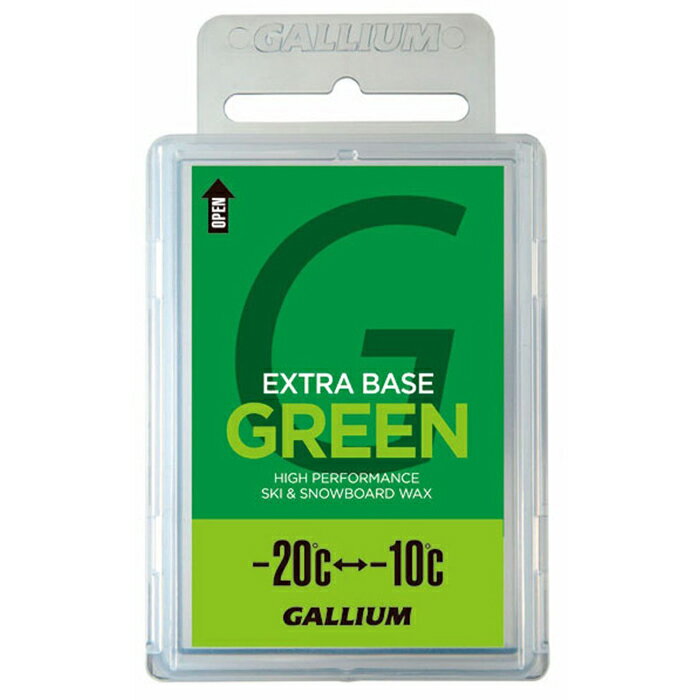 ガリウム ワックス GALLIUM EXTRA BASE GREEN 100g SW2073 スノーボード スキー