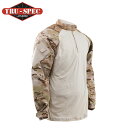 【P最大46倍・要エントリー 5/16 1:59迄】TRU-SPEC BY ATLANCO 1/4 ZIP COMBAT SHIRTS MultiCam Arid（2536） トゥルースペック アトランコ コンバットシャツ マルチカム ミリタリー 迷彩 アウトドア サバイバルゲーム