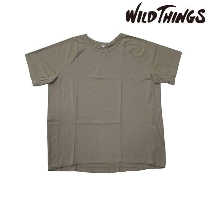 【MADE IN USA/米軍 実物 新品】ワイルドシングス WILD THINGS PT SHORT CREW LIGHT WEIGHT T-SHIRT 51000 Sand クルーライトウェイトTシャツ