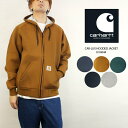 カーハート ジップアップパーカー メンズ カーハート ダブリューアイピー フーディー パーカー CARHARTT WIP work in progress CAR-LUX HOODED JACKET I018044 Grey Heather Black Navy カーラックス フーデッド ジャケット フルジップ ストリート ワーク アウター ヨーロッパ メンズ 男性