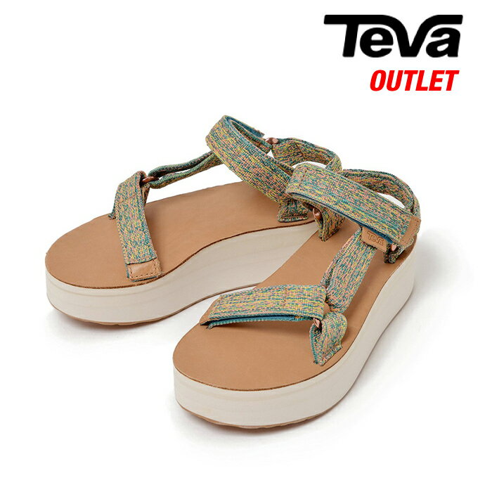 テバ サンダル TEVA WOMEN'S UNIVERSAL FLATFORM JHENE AIKO Space Dye With Teal(Sdtl) 1016429 ウィメンズ ユニバーサル フラットフォーム スポーツサンダル アウトドア ビーチ プール 海 OUTLET