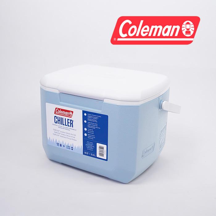 コールマン クーラーボックス COLEMAN CHILLER COOLER 16QT 5877 2160727 小型 コンパクト 持ち運び キャンプ アウトドア BBQ 釣り 部活 スポーツ ソロキャン デュオキャン