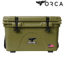 オルカ クーラーボックス ORCA COOLERS 26 QUART Green ORCG026 キャンプ アウトドア 海水浴 保冷 ロトモールド(回転成形)構造による優れた耐久性を兼ね備えたクーラーボックス。高い密閉性によりクラス最高の最...