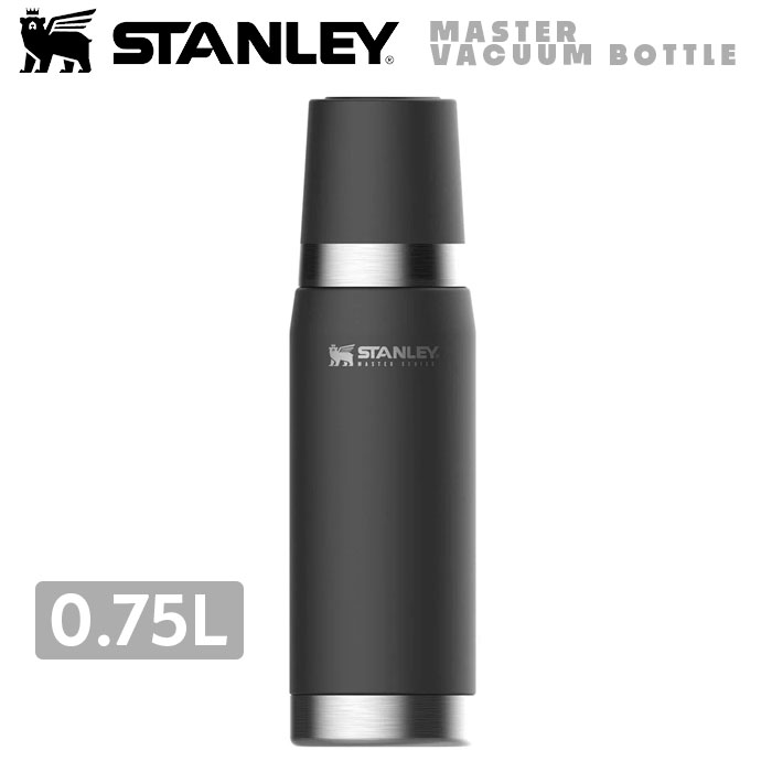 スタンレー 水筒 【P最大46倍・要エントリー 5/27 1:59迄】スタンレー 水筒 STANLEY マスター真空ボトル 0.75L Black コップ付き タンブラー アウトドア キャンプ 登山 オフィス デスクワーク 保冷 保温 日本正規品