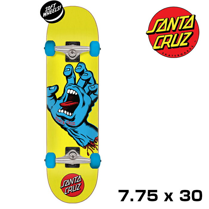 P46ܡץȥ꡼ 5/16 1:59ۥ󥿥롼 ȥܡ ץ꡼ SANTA CRUZ SCREAMING HAND MINI 7.75  30.0 Inch ꡼ߥ ϥ ߥ