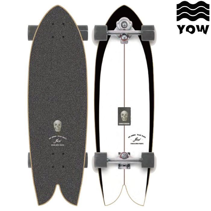 ヤウ サーフスケート YOW SURFSKATE C-HAWK 33” - CHRISTENSON SURFBOARDS スケートボード 日本正規品 ●33” x 9.85” x 17.85” Wb Yow System S5 ●MERAKI Yow System S5 ●Cinetic Crop 66 x 51mm 80A Gray Wheels ●Digital print griptape ●Concave / Medium ●Rocker / Tail Rocker 実際のC-Hawkを落とし込んだモデル。ハイスピードでのコントロール性が良くレスポンス性も高い。実際のハイパフォーマンスフィッシュだけにこのモデルもハイパフォーマンスボードだ。ゆるいターンや深いターンと思い通りにマニューバを描ける。 ※ウィールのカラーは掲載画像と異なる場合があります。ご注文順にランダムでピックアップとなりますので、事前の確認や選択はできません。 ご注文前に、必ず当店規約・概要をご確認ください。