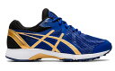 アシックス asics LAZERBEAM RE ジュニアランニングシューズ 1154A054-400(ASICS BLUE/PURE GOLD) 2020年最新モデル！