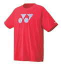 ■メーカー：YONEX ヨネックス ■品名：ユニセックスTシャツ ■品番：16487 ■カラー：639（フラッシュレッド） ■サイズ：M・L ■素材：ポリエステル58％、レーヨン34％、ポリウレタン8％ ■特長 ・UVカット ・吸汗速乾 ・ストレッチ ・制電 ※ネコポスをご希望でも2点以上の場合は通常便に変更しての発送となります。実店舗在庫品　平日15時まで即出荷可能