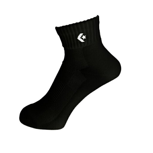 【メール便対応】CONVERSE コンバース ニューアンクルソックス CB16006-1900(ブラック) 20SS 【メール便対応】CONVERSE コンバース ニューアンクルソックス CB16006-1900(ブラック) 20SS