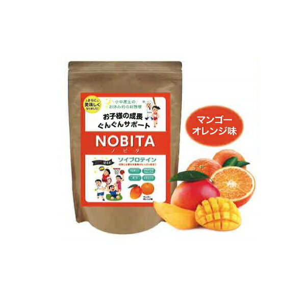 スパッツィオ NOBITA(ノビタ) マンゴーオレンジ味 600g ソイプロテイン FD0002-002(マンゴーオレンジ味)