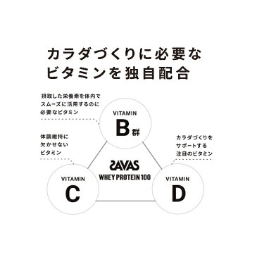 ザバス SAVAS ホエイプロテイン100 リッチショコラ味1,050g（約50食分） プロテイン CZ7459