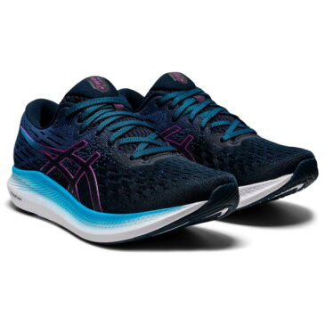 アシックス asics EvoRide 2(レディース) レディースランニングシューズ 1012A891-400(フレンチブルー/デジタルグレープ) 2021年最新モデル!!