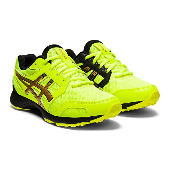 アシックス asics LAZERBEAM RF（キッズシューズ） ジュニアランニングシューズ 1154A092-752(セーフティイエロー×ピュアゴールド) 21SSモデル！！