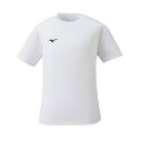 【ネコポス対応】ミズノ MIZUNO ナビドライTシャツ（半袖 丸首 ジュニア） ジュニア半袖Tシャツ 32MA1490-01(ホワイト×ブラック) 2021年春夏モデル！！