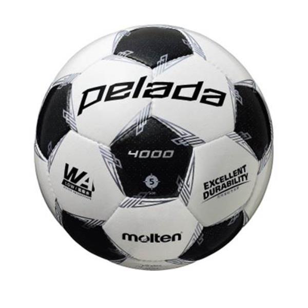 ボール モルテン molten ペレーダ4000 （5号球） サッカーボール F5L4000(ホワイト×メタリックブラック )