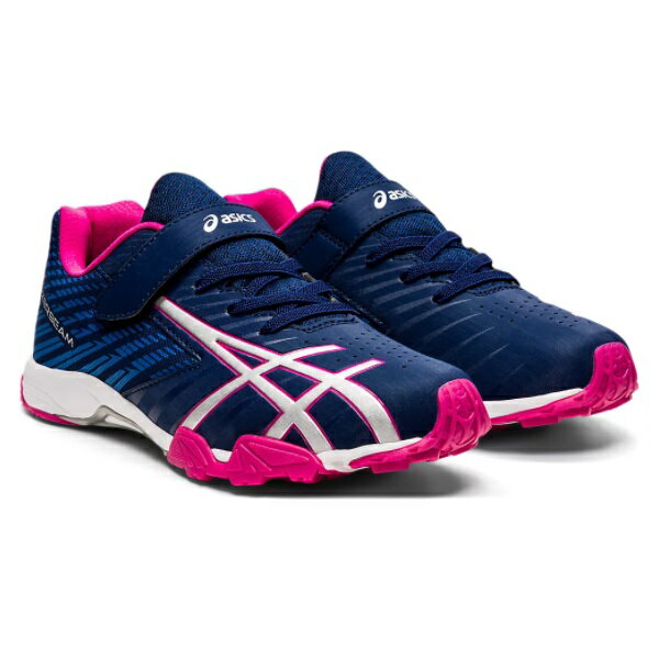 asics アシックス LAZERBEAM SG-MG レーザービーム ジュニアランニングシューズ 1154A114-400(ネイビーブルー/シルバー) 21AWモデル！！