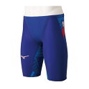 ミズノ MIZUNO 競泳用GX・SONIC V MR ハーフスパッツ【FINA承認済み】 メンズ競泳水着 N2MB0502-20(リフレックスブルー ) 20...