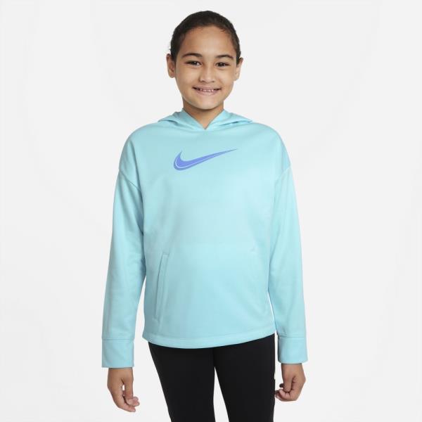 NIKE ナイキ YTH ガールズ TF グラフィック 1 PO L／S フーディ ジュニアスウェットシャツ DD7618-482(コパ/ポーラー/（ホワイト）) 21HOモデル！！