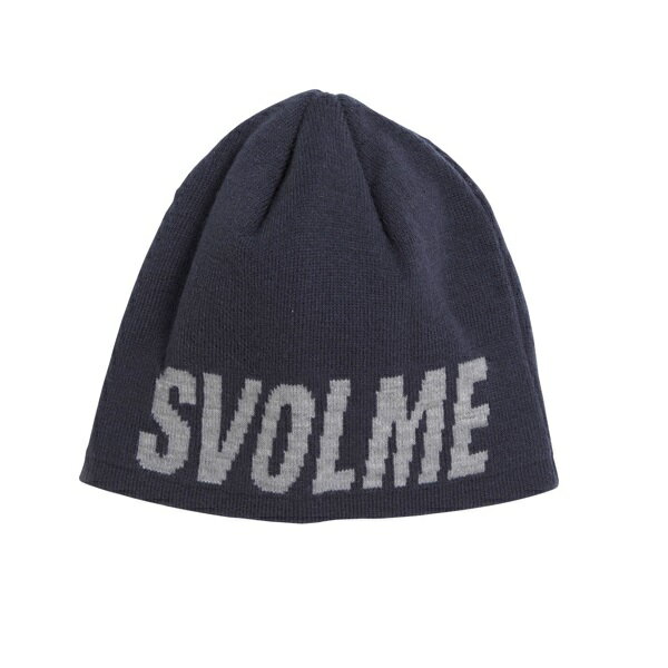 【メール便対応】SVOLME スボルメ ロゴニットビーニー スポーツニットキャップ 1213-88921-NAVY(ネイビー)