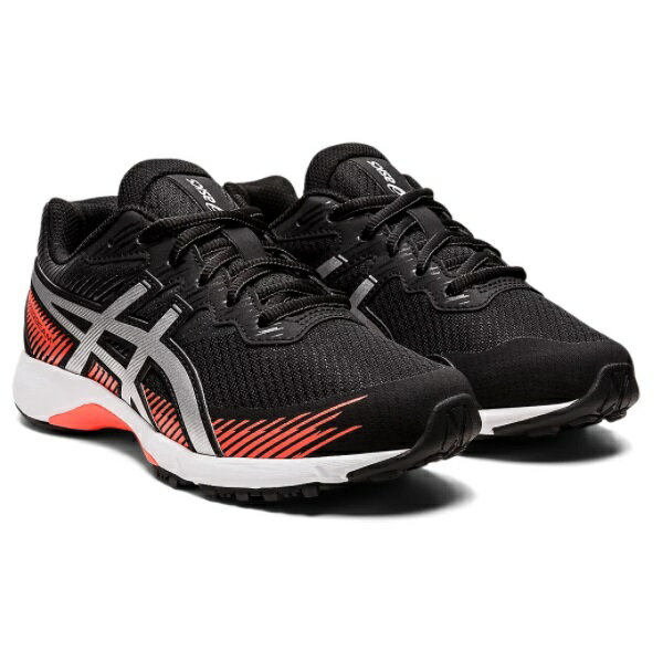 asics アシックス LAZERBEAM RG ジュニアランニングシューズ 1154A124-002(ブラック/シルバー) 22SSモデル！！