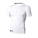 【メール便対応】UNDER ARMOUR アンダーアーマー ヒートギアアーマー コンプレッション ショートスリーブ クルー 野球アンダーシャツ 1358643-100(ホワイト)(4)