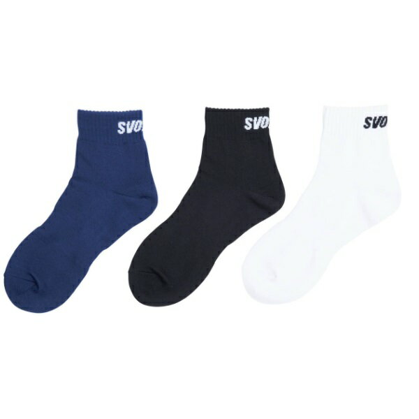 【メール便対応】SVOLME スボルメ 3Pギアソックス スポーツソックス 1221-93922-MIX(ミックス)