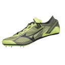 MIZUNO ミズノ エックスブラスト エリート 2 陸上スパイク U1GA220281(ライム×グレー)