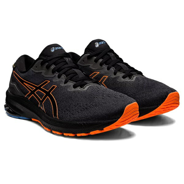 asics アシックス GT-1000 11 GTX ランニングシューズ 1011B447-001(ブラック/ショッキングオレンジ) 2022年最新モデル！！