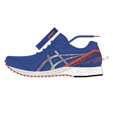 asics アシックス TARTHEREDGE 2 Jr. (ターサーエッジ 2 ジュニア) ジュニアランニングシューズ 1014A146-406(LAPIS LAZULI BLUE/PURE SILVER) 22AWモデル!!