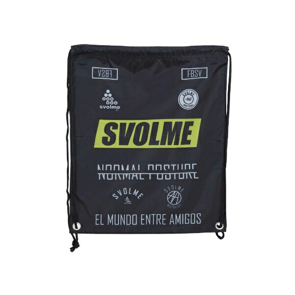 【ネコポス対応】SVOLME スボルメ FBランドリージムサック スポーツバッグ 1223-02229-BLACK(ブラック)