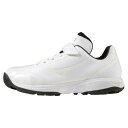 MIZUNO ミズノ ライトレボトレーナーJr.(ジュニア) ジュニア野球トレーニングシューズ 11GT222201(ホワイト×ホワイト)