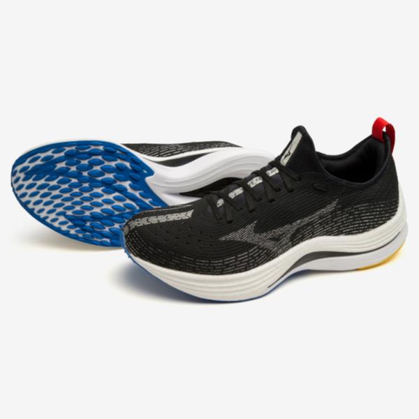 MIZUNO ミズノ ウエーブエアロ20＋R ランニングシューズ J1GA223751(ブラック×ホワイト×マルチ) 2022年秋冬モデル！！のサムネイル