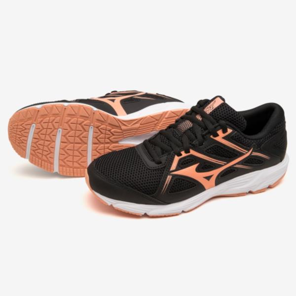 MIZUNO ミズノ マキシマイザー 25（ウィメンズ） レディースランニングシューズ K1GA230121(ブラック×サーモンピンク) 2022年秋冬モデル！！のサムネイル