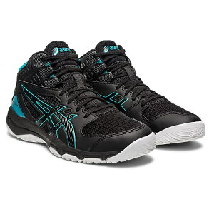 アシックス asics DUNKSHOT MB 9 ダンクショット（キッズ） ジュニアバスケットボールシューズ 1064A006-004(Black/Lagoon) 2023年春夏モデル！！