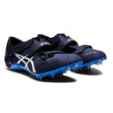 asics アシックス CYBERBLADE 16 短距離陸上スパイク 1093A134-400(PEACOAT/WHITE) 2023年春夏モデル!!
