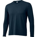 【メール便対応】ZETT(ゼット) ライトフィット クルーネック長袖アンダーシャツ 野球アンダーシャツ BO8910-2900(ネイビー)