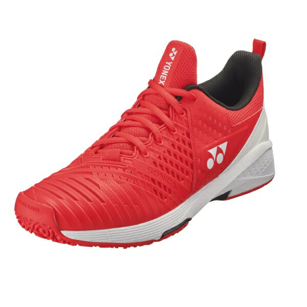 ヨネックス YONEX パワークッションソニケージ3ウィメンGC レディーステニスシューズ（クレー・砂入り人工芝コート用） SHTS3LGC-713(レッド/ホワイト) 2023年モデル！！
