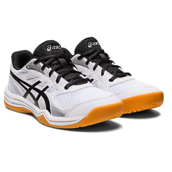 asics アシックス UPCOURT 5 GS（キッズ） ジュニアバレーボールシューズ 1074A039-102(ホワイト/ブラック) 2023年春夏モデル！！