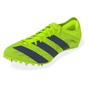アディダス adidas SPRINTSTAR 陸上スパイク 短距離用 IE6870(ルシッドレモン/アークティックナイト/コアブラック)