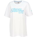 【メール便対応】CONVERSE コンバース ウィメンズプリントTシャツ レディースバスケットボールTシャツ CB332351-1100(ホワイト)