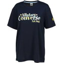 【メール便対応】CONVERSE コンバース ウィメンズプリントTシャツ レディースバスケットボールTシャツ CB332351-2900(ネイビー)