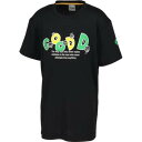 【メール便対応】CONVERSE コンバース JRプリントTシャツ ジュニアバスケットボールTシャツ CB432353-1949(ブラック/グリーン)