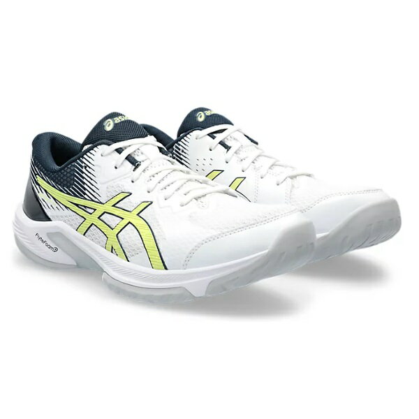 asics アシックス BEYOND FF ハンドボールシューズ 1073A057-100(White/Glow Yellow) 2023年秋冬モデル！！