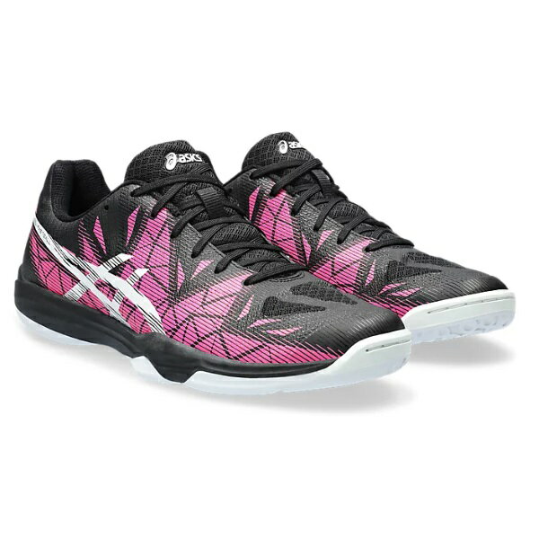 asics アシックス GEL-FASTBALL 3 ハンドボールシューズ THH546-006(ブラック/ホットピンク) 2023年秋冬モデル！！