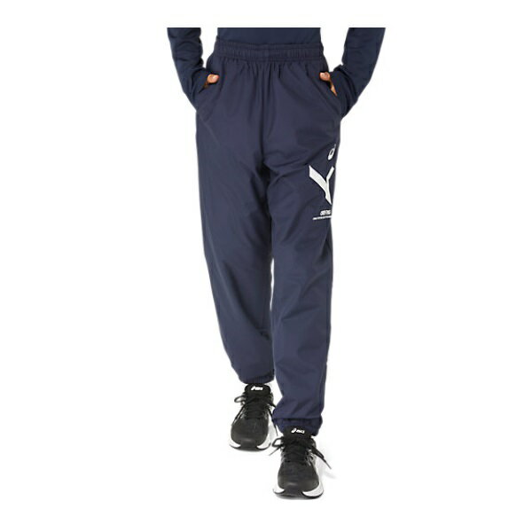 asics アシックス ジュニアA-I-M裏トリコットウインドブレーカーパンツ ジュニアウインドブレーカーパンツ 2034A866-400(ミッドナイト)