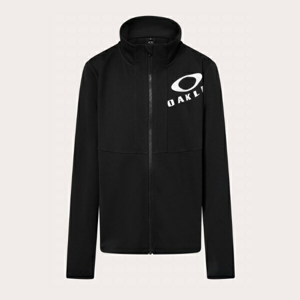 汗を素早く拡散させる独自素材を採用したジャージジャケット。左胸のロゴプリントがデザインがポイント。吸汗速乾性に非常に優れ、衣服内をドライで快適な状態に保つ。後裾のリフレクターが夜間の視認性を向上。 ■メーカー：オークリーOAKLEY ■品名：Enhance Tech Jersey Jkt Ytr 6.0 ■品番：FOA405759 ■カラー：02E（Blackout） ■サイズ：140〜160cm ■素材：ポリエステル100％ ■生産国：中国製 ■機能：吸汗速乾　UPF50+　リフレクター ※セットアップパンツ品番：FOA405773実店舗在庫品　平日15時まで即出荷可能