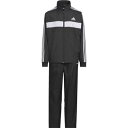 adidas アディダス YB TIBELIO ウィンドブレーカースーツ ジュニアウインドブレーカー上下セット IJM16-IK7385(ブラック)